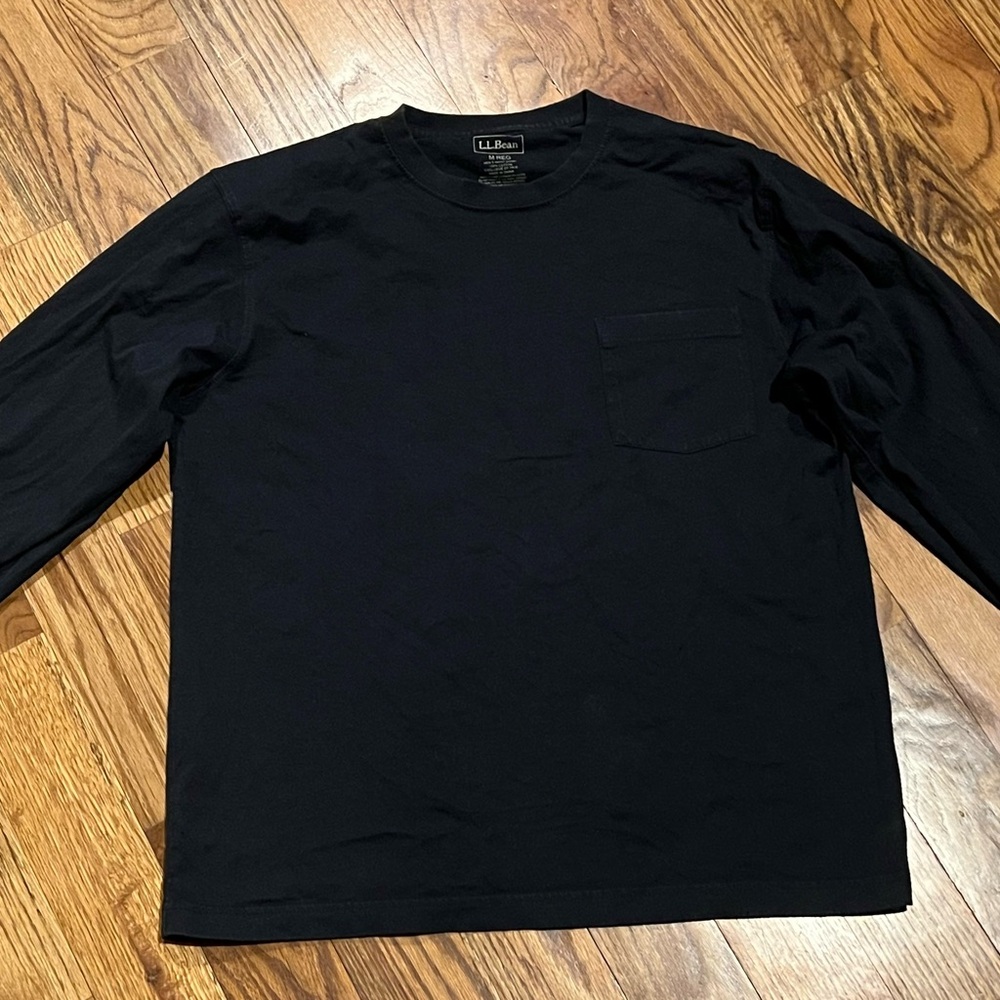 L.L. Bean Men's Midnight Long Sleeve Tee